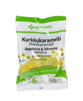 Apteekki Kurkkukaramelli Sitruuna&Appelsiini - Apteekki 360 Helsinki - Verkkoapteekki