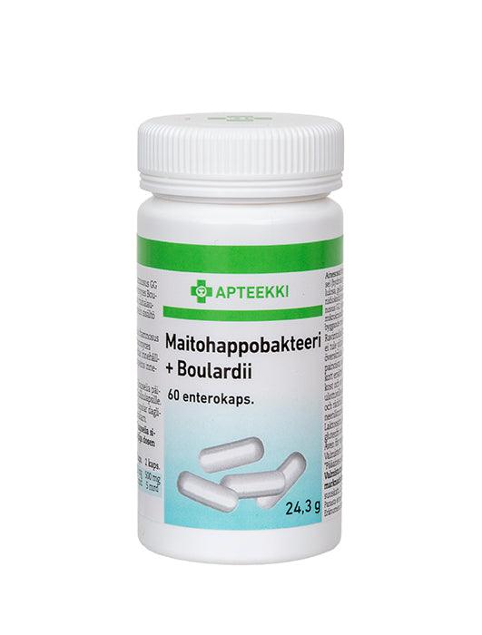 Apteekki Maitohappobakteeri+Boulardii - Apteekki 360 Helsinki - Verkkoapteekki