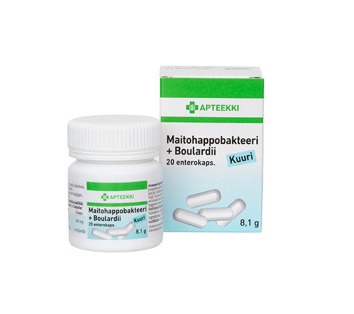 Apteekki Maitohappobakteeri+Boulardii - Apteekki 360 Helsinki - Verkkoapteekki