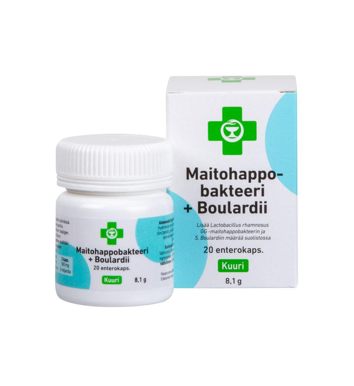 Apteekki Maitohappobakteeri+Boulardii - Apteekki 360 Helsinki - Verkkoapteekki