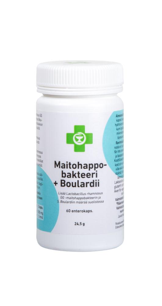 Apteekki Maitohappobakteeri+Boulardii - Apteekki 360 Helsinki - Verkkoapteekki
