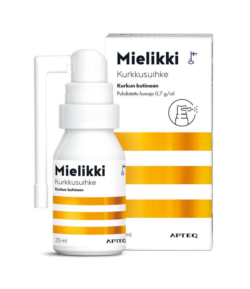 Apteq Mielikki Kurkkusuihke, 25 ml - Apteekki 360 Helsinki - Verkkoapteekki