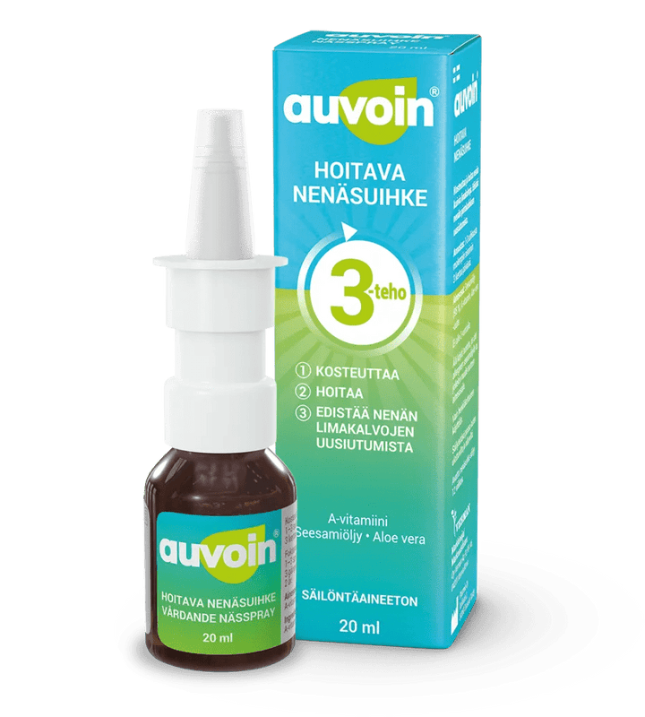 Auvoin Hoitava A-Vitamiini Nenäsuihke - Apteekki 360 Helsinki - Verkkoapteekki