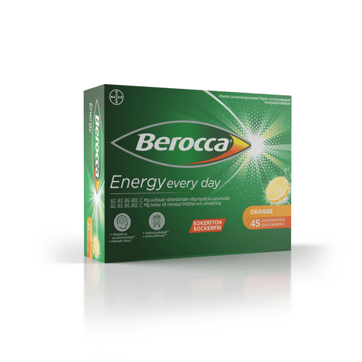 Berocca Energy Orange - Apteekki 360 Helsinki - Verkkoapteekki