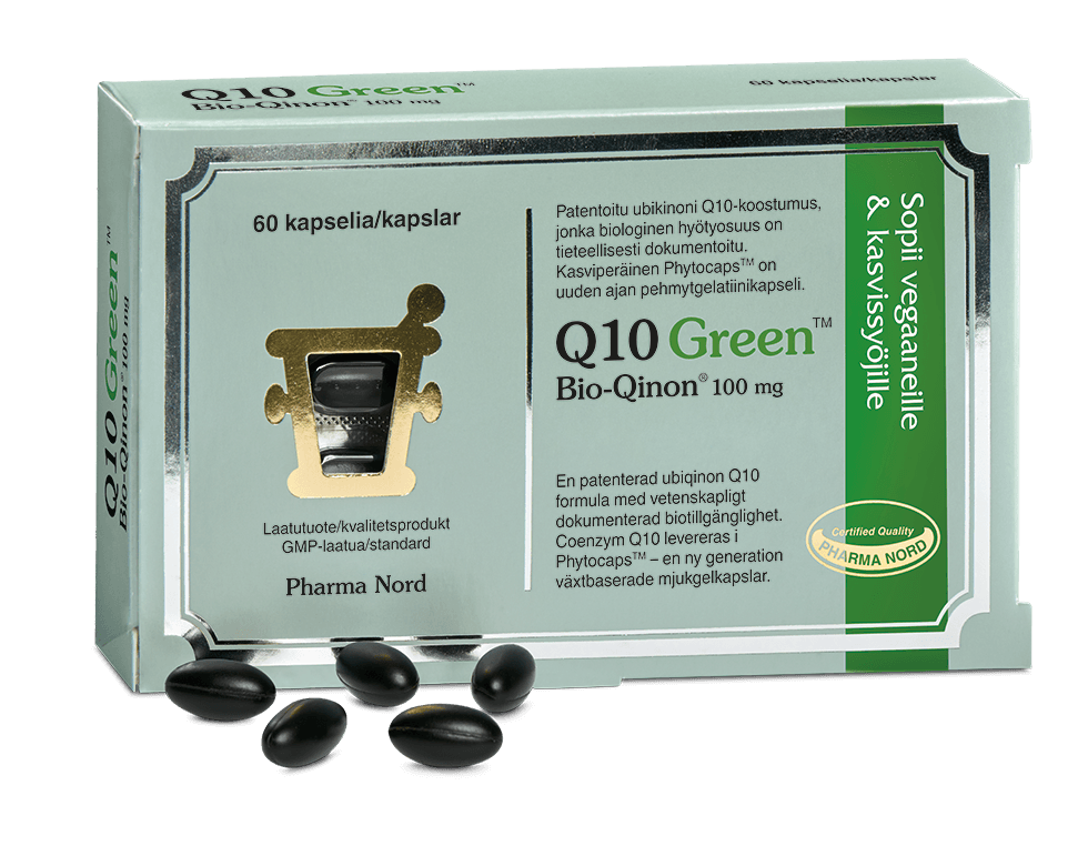 Bio-Qinon Q10 Green 100Mg - Apteekki 360 Helsinki - Verkkoapteekki