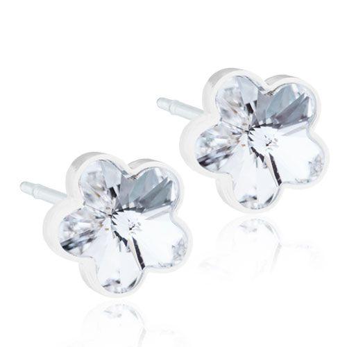 Blomdahl Flower 6Mm Crystal - Korvakoru - Apteekki 360 Helsinki - Verkkoapteekki