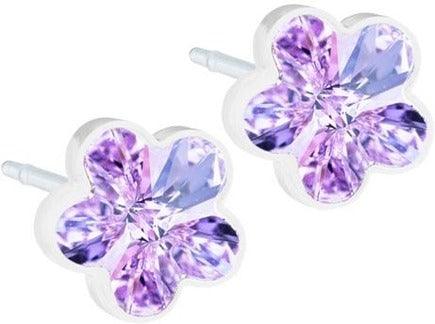 Blomdahl Flower 6Mm Violet - Korvakoru - Apteekki 360 Helsinki - Verkkoapteekki