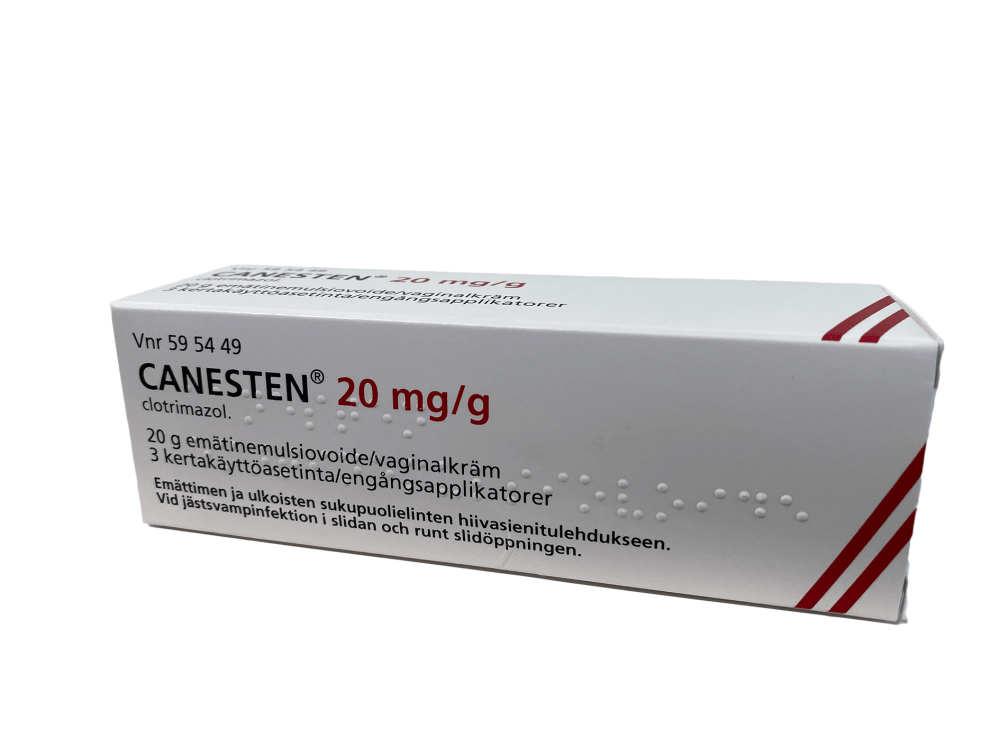 Canesten 20 Mg/G Emätinemulsiovoide 3 Asetinta - Apteekki 360 Helsinki - Verkkoapteekki