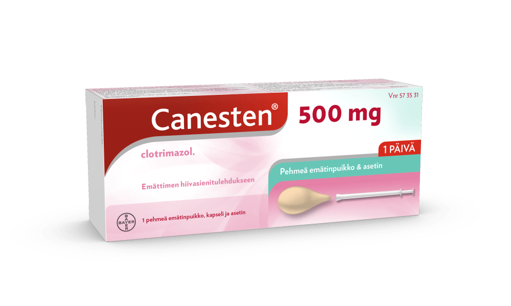 Canesten 500 Mg Emätinpuikko, Kaps, Pehmeä - Apteekki 360 Helsinki - Verkkoapteekki