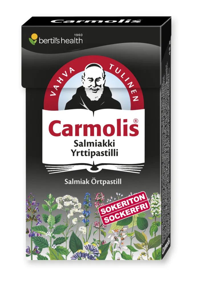 Carmolis Salmiakki Yrttipastilli - Apteekki 360 Helsinki - Verkkoapteekki