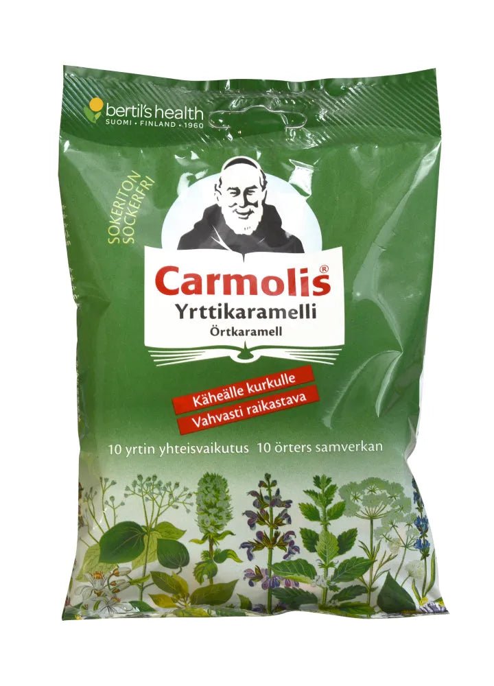 Carmolis Sokeriton Kurkkukaramelli - Apteekki 360 Helsinki - Verkkoapteekki