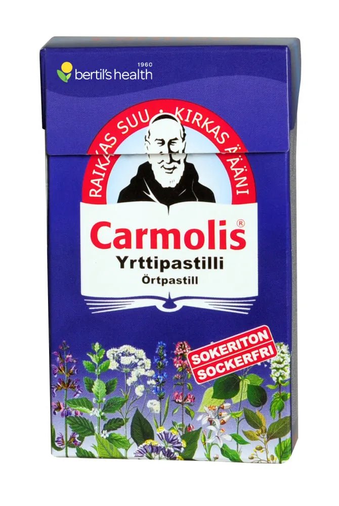Carmolis Sokeriton Yrttipastilli - Apteekki 360 Helsinki - Verkkoapteekki