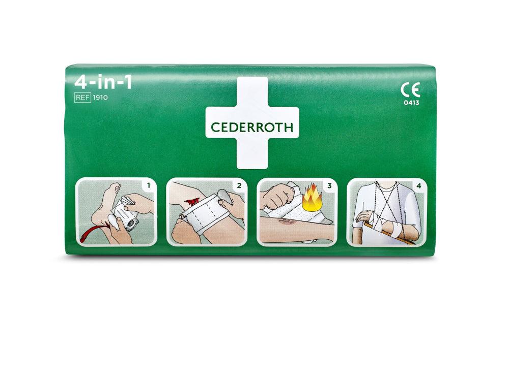 Cederroth 4-In-1 Iso Ensiapuside - Apteekki 360 Helsinki - Verkkoapteekki