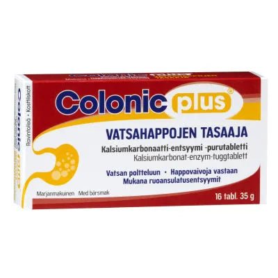 Colonic Plus Vatsahappojen Tasaaja - Apteekki 360 Helsinki - Verkkoapteekki