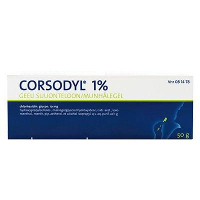 Corsodyl 10 Mg/G Geeli Suuonteloon - Apteekki 360 Helsinki - Verkkoapteekki