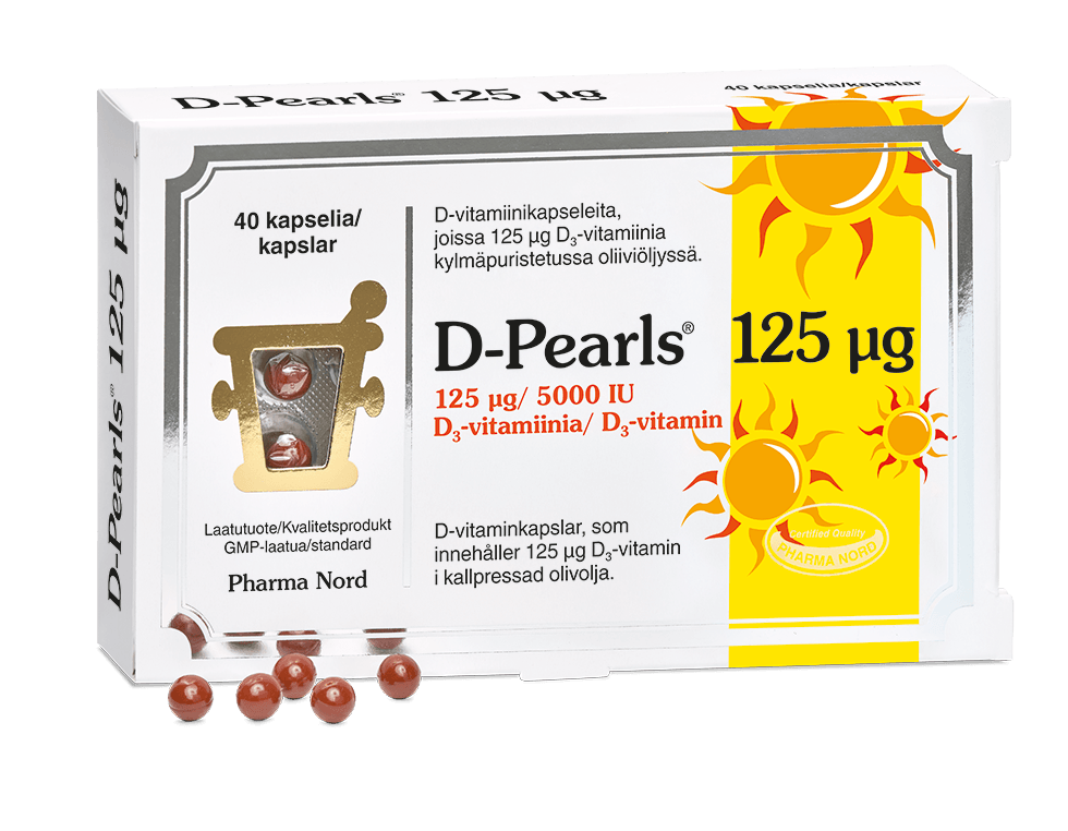 D-Pearls 125 Mikrog - Apteekki 360 Helsinki - Verkkoapteekki