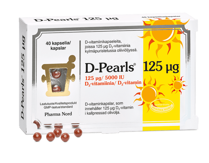 D-Pearls 125 Mikrog - Apteekki 360 Helsinki - Verkkoapteekki
