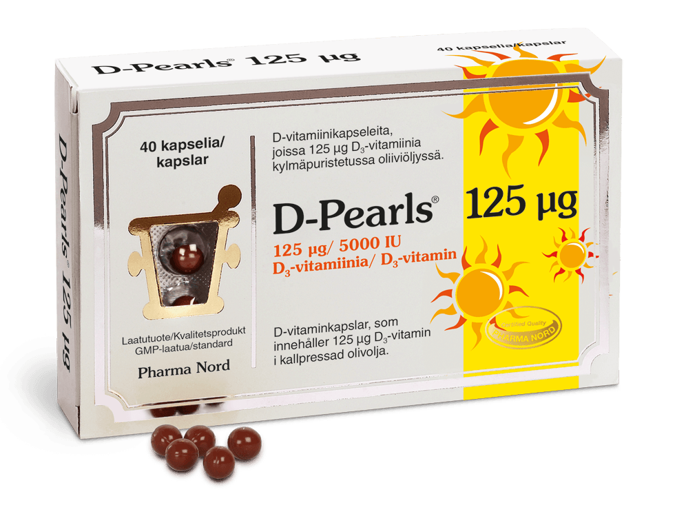 D-Pearls 125 Mikrog - Apteekki 360 Helsinki - Verkkoapteekki