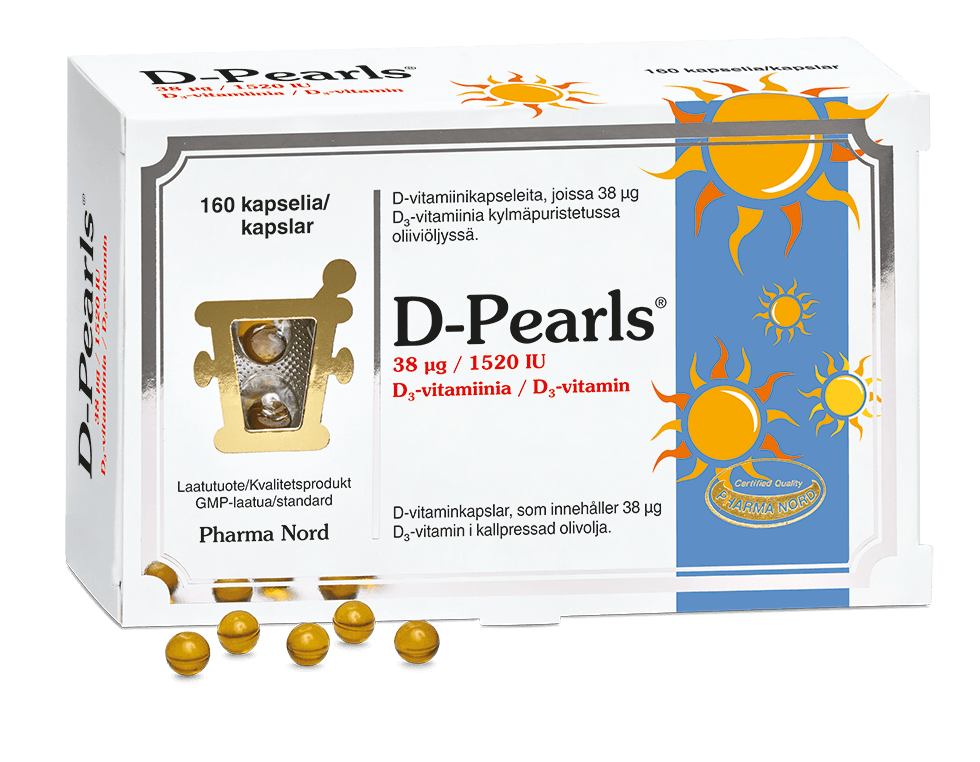 D-Pearls 38 Mikrog - Apteekki 360 Helsinki - Verkkoapteekki