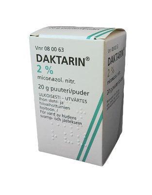 Daktarin 20 Mg/G Puuteri - Apteekki 360 Helsinki - Verkkoapteekki