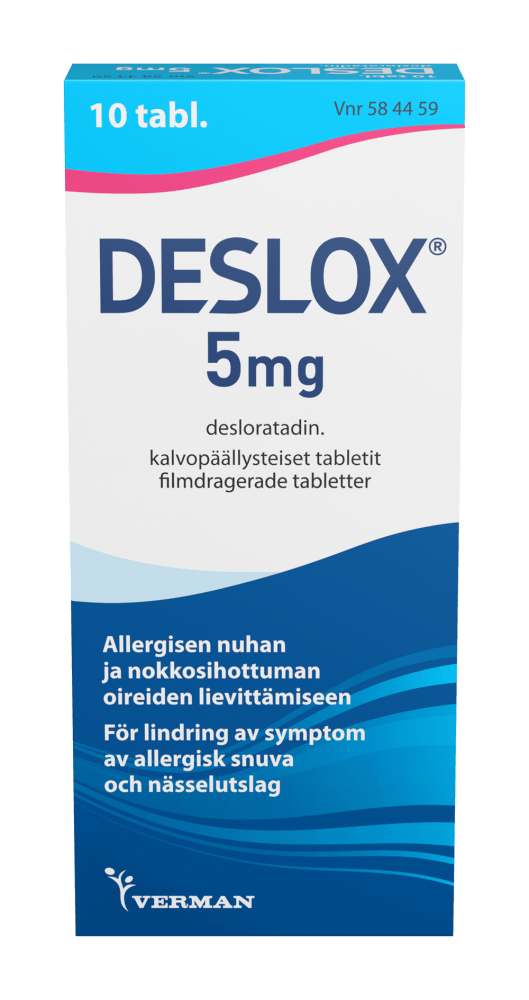 Deslox 5 Mg Tabl, Kalvopääll - Apteekki 360 Helsinki - Verkkoapteekki