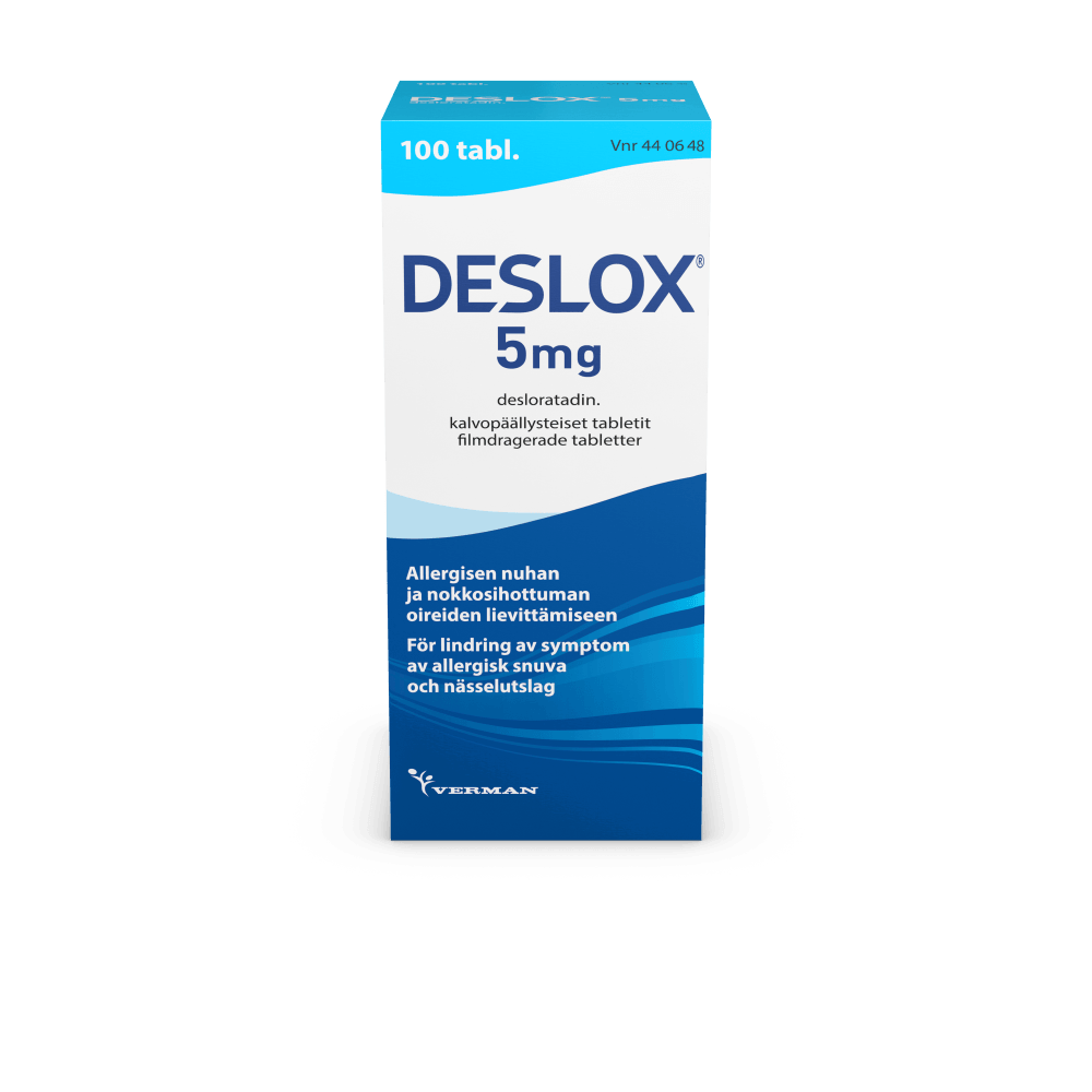 Deslox 5 Mg Tabl, Kalvopääll - Apteekki 360 Helsinki - Verkkoapteekki