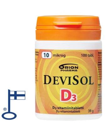 DeviSol 10 mcg - D-vitamiini - Apteekki 360 Helsinki - Verkkoapteekki