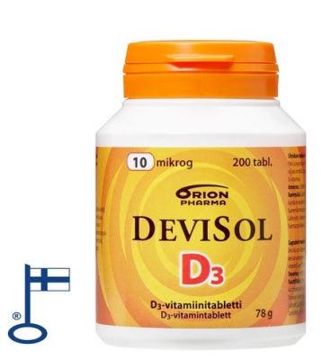 DeviSol 10 mcg - D-vitamiini - Apteekki 360 Helsinki - Verkkoapteekki
