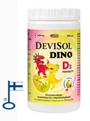DeviSol Dino Mix 10 mcg - D-vitamiini lapsille - Apteekki 360 Helsinki - Verkkoapteekki