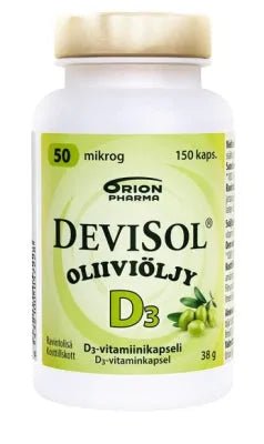 DeviSol Oliiviöljy 50 mcg - D-vitamiini - Apteekki 360 Helsinki - Verkkoapteekki