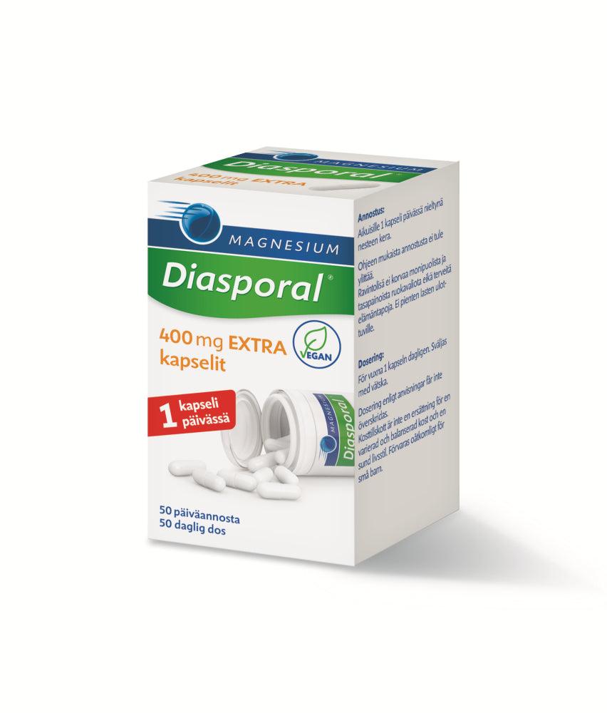 Diasporal Magnesium 400 Extra Kaps - Apteekki 360 Helsinki - Verkkoapteekki