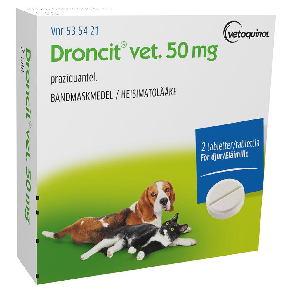 Droncit Vet 50 Mg Tabl - Apteekki 360 Helsinki - Verkkoapteekki