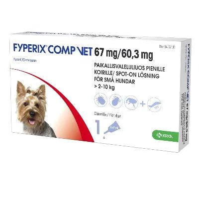 Fyperix Comp Vet 60,3 Mg/67 Mg Paikallisvaleluliuos Pienille Koirille - Apteekki 360 Helsinki - Verkkoapteekki