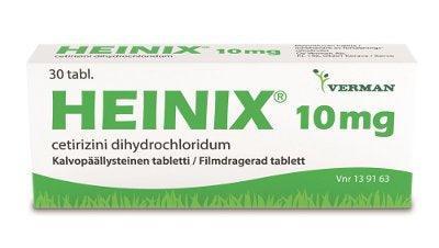 Heinix 10 Mg Tabl, Kalvopääll - Apteekki 360 Helsinki - Verkkoapteekki