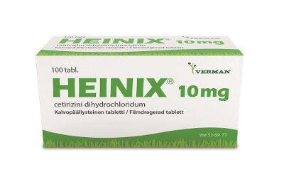 Heinix 10 Mg Tabl, Kalvopääll - Apteekki 360 Helsinki - Verkkoapteekki