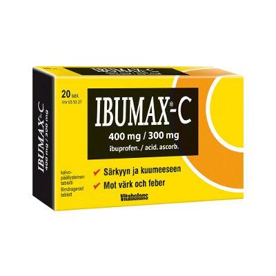 Ibumax-C 300 Mg/400 Mg Tabl, Kalvopääll - Apteekki 360 Helsinki - Verkkoapteekki