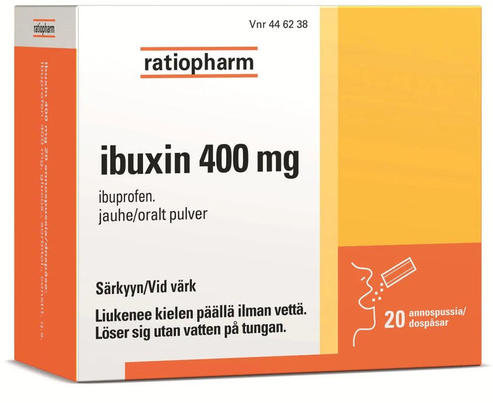 Ibuxin 400 Mg Jauhe - Apteekki 360 Helsinki - Verkkoapteekki