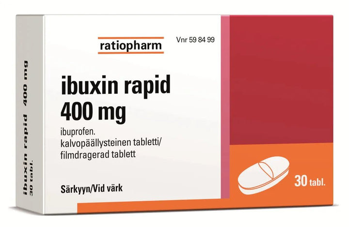 Ibuxin Rapid 400 Mg Tabl, Kalvopääll - Apteekki 360 Helsinki - Verkkoapteekki