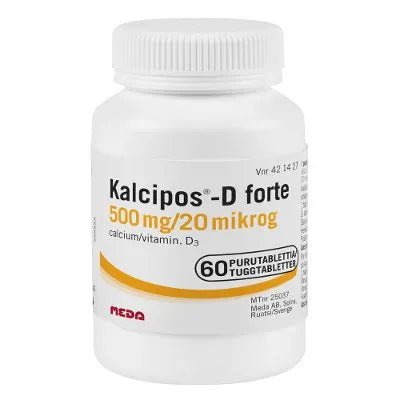Kalcipos-D Forte 20 Mikrog Purutabl - Apteekki 360 Helsinki - Verkkoapteekki