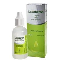 Tuotekuvaus: Laxoberon 7,5 mg/ml Tipat, Liuos - ummetuksen lyhytaikaiseen hoitoon, sisältää natriumpikosulfaattia, neutraalinmakuinen, laktoositon ja gluteeniton, aikuisille ja yli 12-vuotiaille