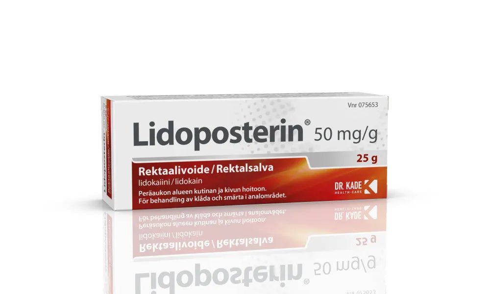 Lidoposterin 50 Mg/G Rektaalivoide Asetin - Apteekki 360 Helsinki - Verkkoapteekki