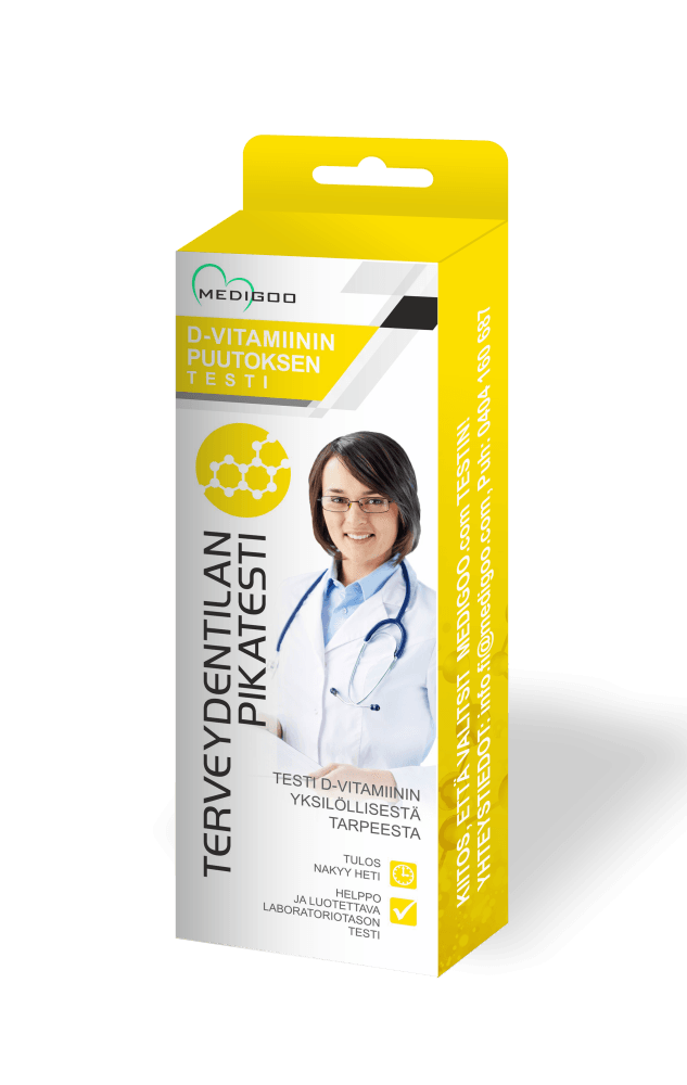 Medigoo D-Vitamiinin Pikatesti - Apteekki 360 Helsinki - Verkkoapteekki