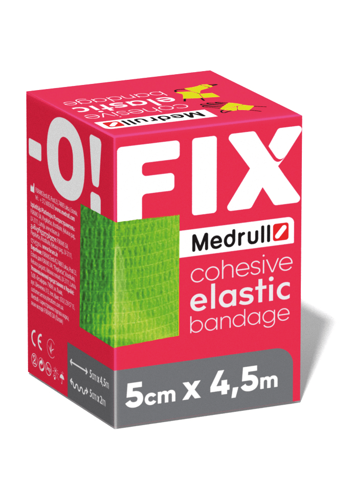 Medrull Fix-O Itsekiinnittyvä Tukisidos 5Cm×4.5M - Apteekki 360 Helsinki - Verkkoapteekki