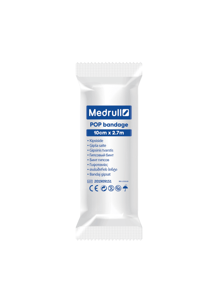 Medrull Pop Bandage Kipsiside 10Cm X 2,7M - Apteekki 360 Helsinki - Verkkoapteekki