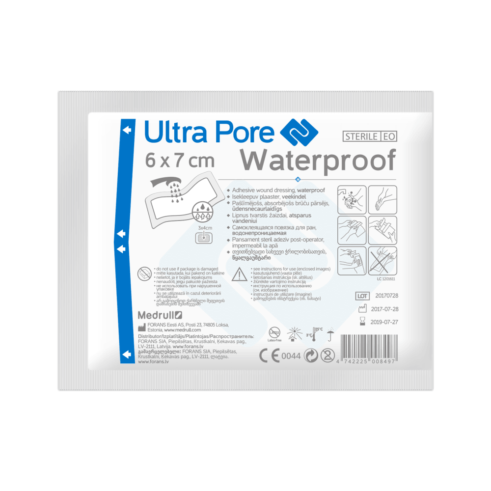 Medrull Ultra Pore Vedenpitävä Sidos 6X7Cm 5 Kpl - Apteekki 360 Helsinki - Verkkoapteekki