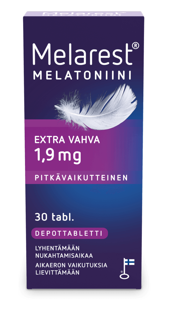 Melarest Melatoniini Pitkävaikutteinen 1,9 Mg - Apteekki 360 Helsinki - Verkkoapteekki
