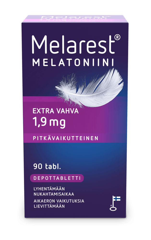 Melarest Melatoniini Pitkävaikutteinen 1,9 Mg - Apteekki 360 Helsinki - Verkkoapteekki