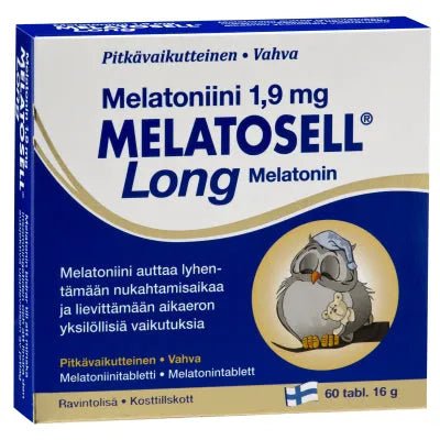 Melatosell Long Melatoniini 1,9 Mg - Apteekki 360 Helsinki - Verkkoapteekki