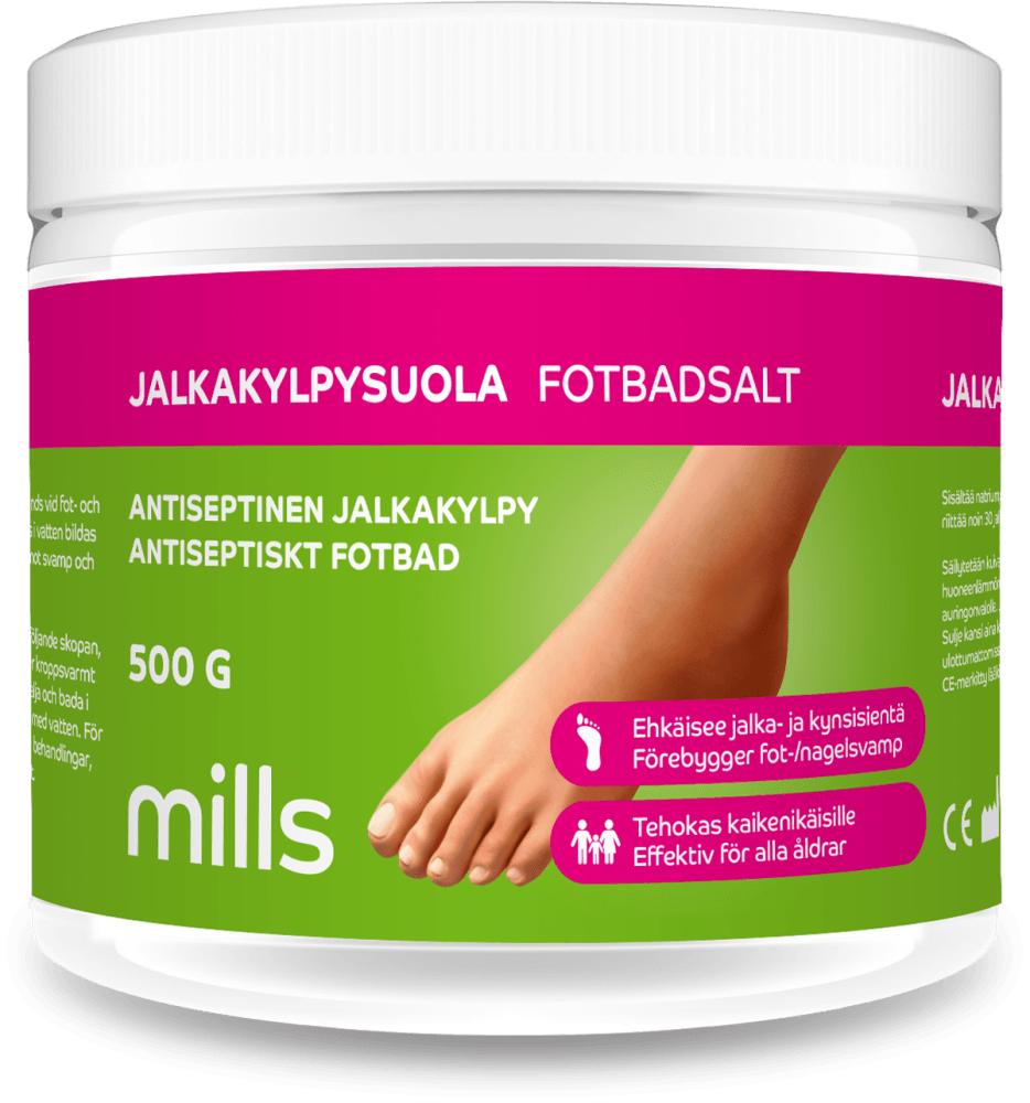 Mills Jalkakylpysuola - Apteekki 360 Helsinki - Verkkoapteekki