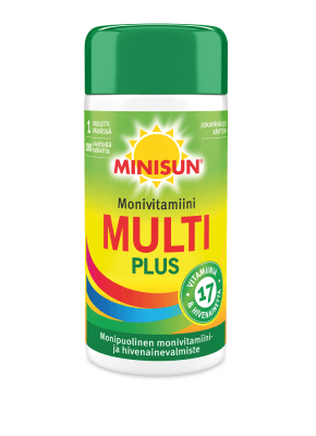 Minisun Monivitamiini Multi Plus - Apteekki 360 Helsinki - Verkkoapteekki